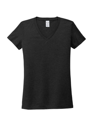 Allmade Women's Tri-Blend V-Neck Tee (Space Black)