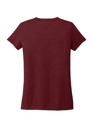 Allmade Women's Tri-Blend V-Neck Tee (Vino Red)