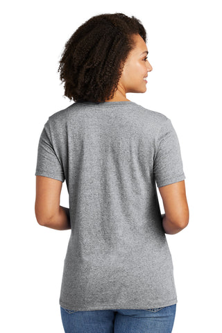 Allmade Women's Recycled Blend V-Neck Tee (Remade Grey Heather)