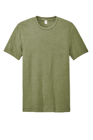 Allmade Unisex Mineral Dye Organic Cotton Tee (Lichen Green)