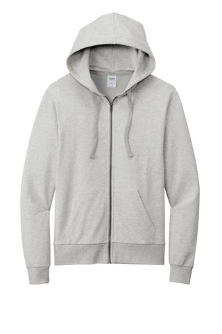 Allmade Unisex Organic French Terry Full-Zip Hoodie (Granite Grey Heather)