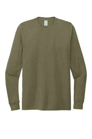 Allmade Unisex Tri-Blend Long Sleeve Tee (Olive You Green)