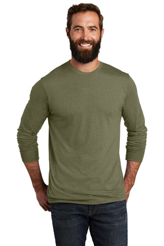 Allmade Unisex Tri-Blend Long Sleeve Tee (Olive You Green)