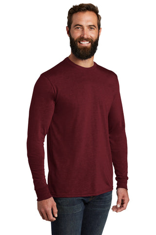 Allmade Unisex Tri-Blend Long Sleeve Tee (Vino Red)