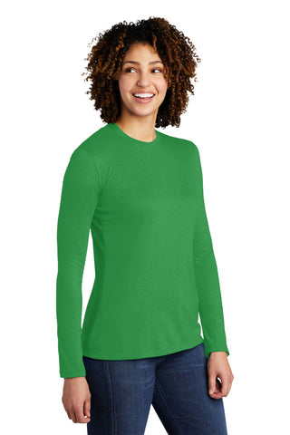 Allmade Women's Tri-Blend Long Sleeve Tee (Enviro Green)