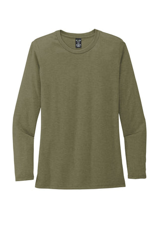 Allmade Women's Tri-Blend Long Sleeve Tee (Olive You Green)