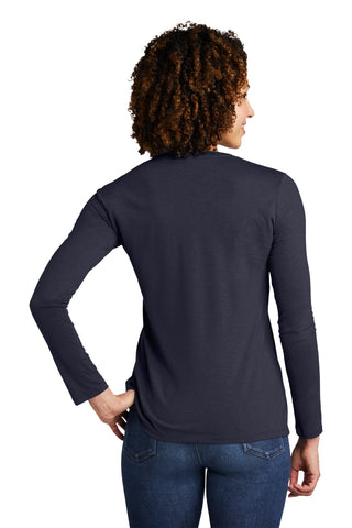 Allmade Women's Tri-Blend Long Sleeve Tee (Rebel Blue)