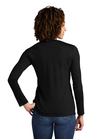 Allmade Women's Tri-Blend Long Sleeve Tee (Space Black)