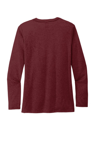 Allmade Women's Tri-Blend Long Sleeve Tee (Vino Red)