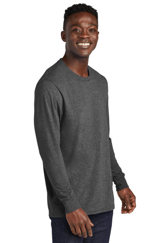 Allmade Unisex Long Sleeve Recycled Blend Tee (Reloaded Charcoal Heather)