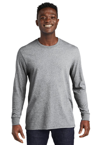 Allmade Unisex Long Sleeve Recycled Blend Tee (Remade Grey Heather)