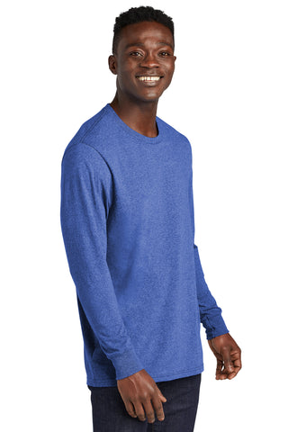 Allmade Unisex Long Sleeve Recycled Blend Tee (Reused Royal Heather)