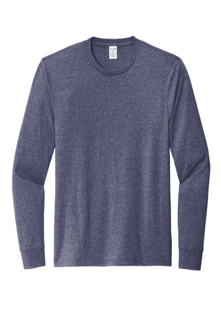 Allmade Unisex Long Sleeve Recycled Blend Tee (Salvaged Navy Heather)