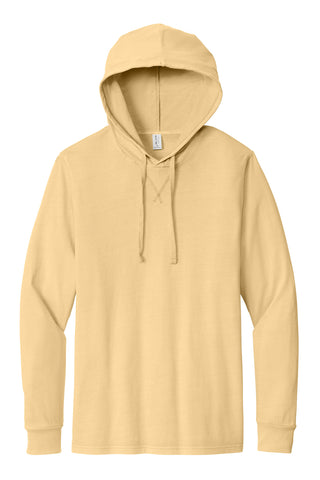 Allmade Unisex Mineral Dye Organic Cotton Hoodie Tee (Golden Wheat)