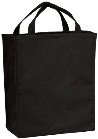 Port Authority Ideal Twill Grocery Tote (Black)