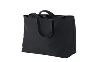 Port Authority Ideal Twill Jumbo Tote (Black)