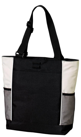 Port Authority Panel Tote (Black/ Stone)