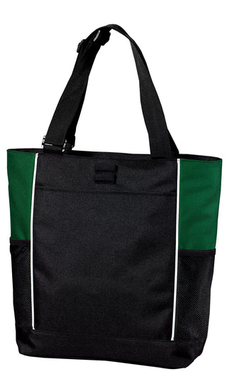 Port Authority Panel Tote (Black/ Hunter)