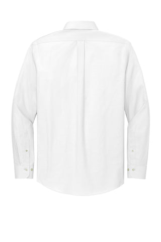 Brooks Brothers Wrinkle-Free Stretch Pinpoint Shirt (White)