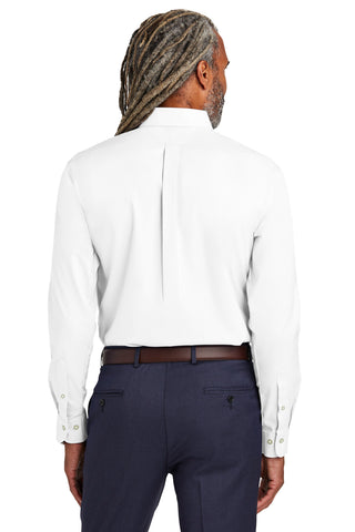 Brooks Brothers Wrinkle-Free Stretch Pinpoint Shirt (White)