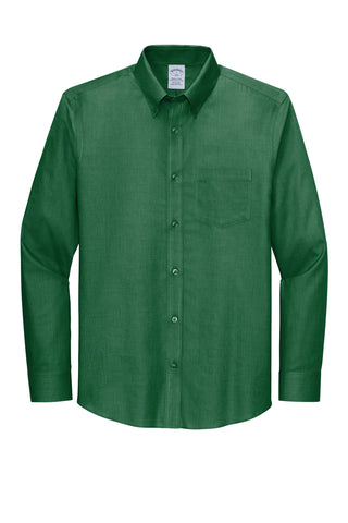 Brooks Brothers Wrinkle-Free Stretch Nailhead Shirt (Club Green)