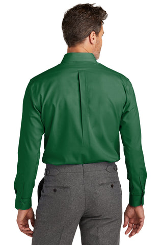 Brooks Brothers Wrinkle-Free Stretch Nailhead Shirt (Club Green)