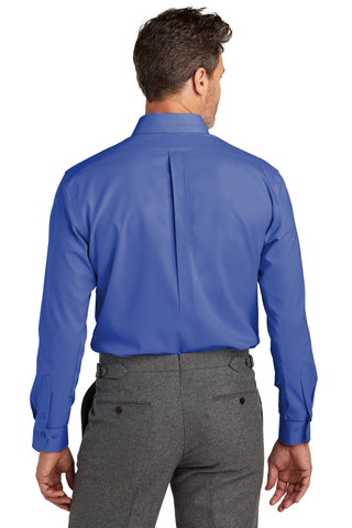 Brooks Brothers Wrinkle-Free Stretch Nailhead Shirt (Cobalt Blue)