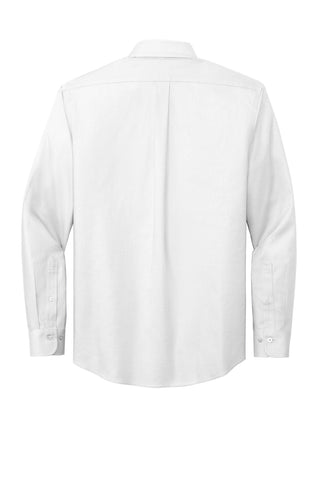 Brooks Brothers Wrinkle-Free Stretch Nailhead Shirt (White)