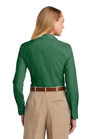 Brooks Brothers Women's Wrinkle-Free Stretch Nailhead Shirt (Club Green)