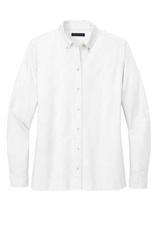 Brooks Brothers Women's Casual Oxford Cloth Shirt (White)