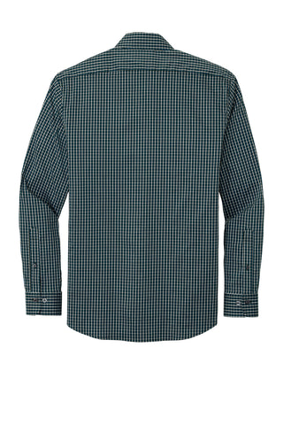 Brooks Brothers Tech Stretch Patterned Shirt (Dark Pine Multi Check)