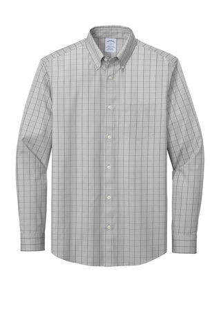 Brooks Brothers Wrinkle-Free Stretch Patterned Shirt (Shadow Grey)