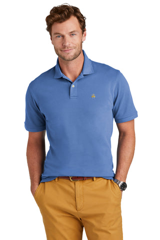 Brooks Brothers Pima Cotton Pique Polo (Charter Blue)