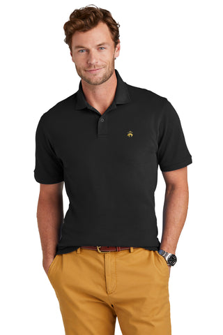 Brooks Brothers Pima Cotton Pique Polo (Deep Black)