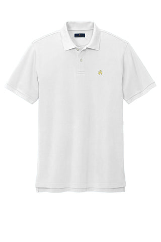 Brooks Brothers Pima Cotton Pique Polo (White)