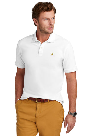 Brooks Brothers Pima Cotton Pique Polo (White)