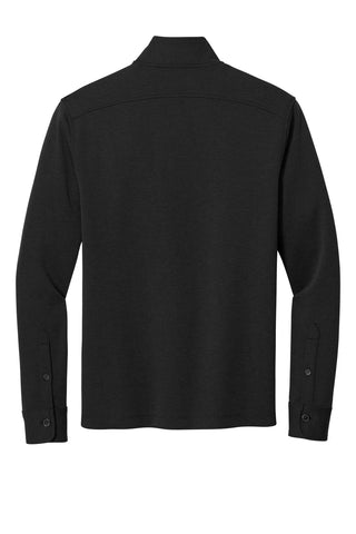 Brooks Brothers Mid-Layer Stretch 1/2-Button (Black Heather)