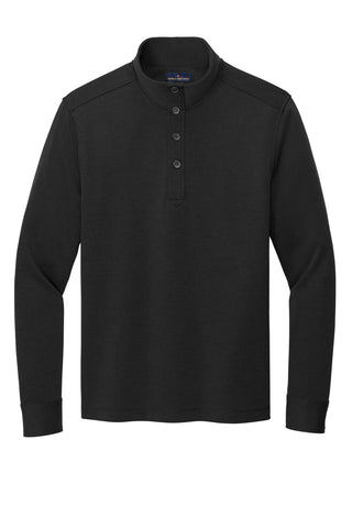 Brooks Brothers Mid-Layer Stretch 1/2-Button (Black Heather)