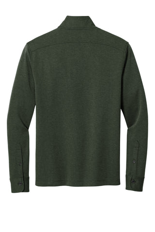 Brooks Brothers Mid-Layer Stretch 1/2-Button (Pine Heather)