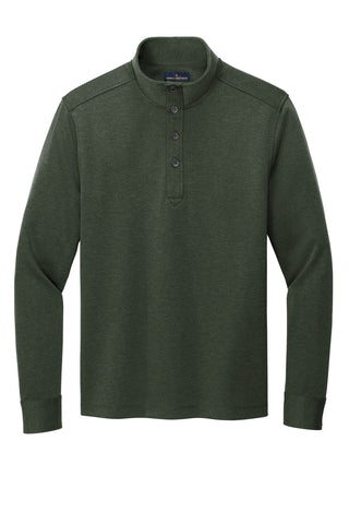 Brooks Brothers Mid-Layer Stretch 1/2-Button (Pine Heather)