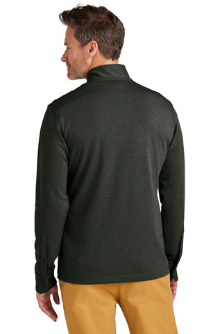 Brooks Brothers Mid-Layer Stretch 1/2-Button (Pine Heather)