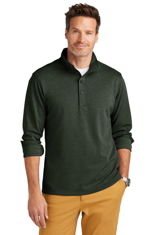 Brooks Brothers Mid-Layer Stretch 1/2-Button (Pine Heather)