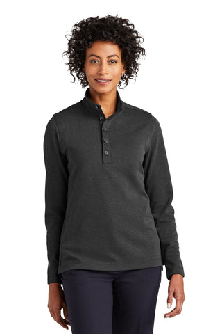 Brooks Brothers Women's Mid-Layer Stretch 1/2-Button (Windsor Grey Heather)