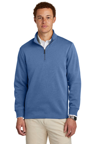 Brooks Brothers Double-Knit 1/4-Zip (Charter Blue)