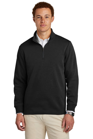 Brooks Brothers Double-Knit 1/4-Zip (Deep Black)