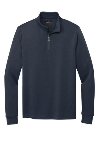 Brooks Brothers Double-Knit 1/4-Zip (Night Navy)