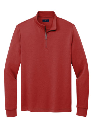 Brooks Brothers Double-Knit 1/4-Zip (Rich Red)