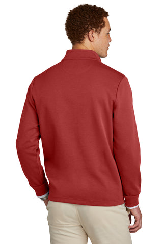 Brooks Brothers Double-Knit 1/4-Zip (Rich Red)