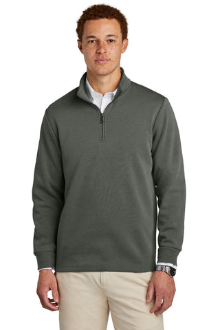 Brooks Brothers Double-Knit 1/4-Zip (Windsor Grey)