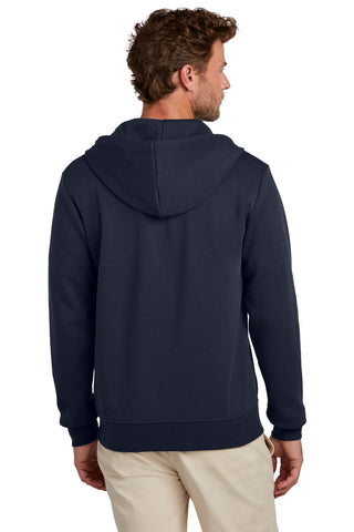 Brooks Brothers Double-Knit Full-Zip Hoodie (Night Navy)